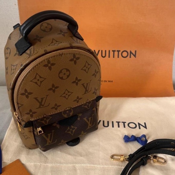 Louis Vuitton Handbags - Louis Vuitton Brown and Tan Monogram Backpack